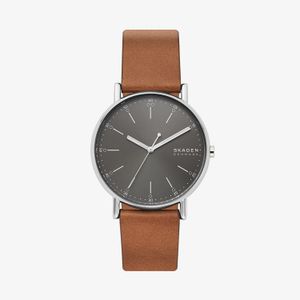 Relógio Skagen Masculino em Couro Marrom