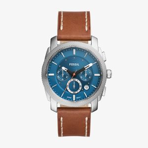 Relógio Fossil Cronógrafo Machine Masculino em Couro Marrom FS6059/0KN