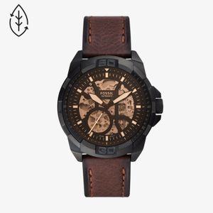 Relógio Fossil Bronson Masculino Automático em Couro ME3219/0PN