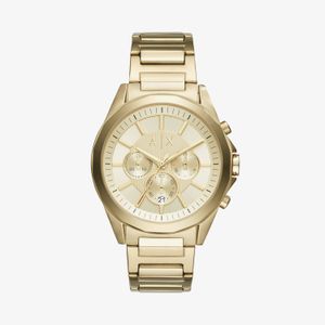 Relogio Armani Exchange Masculino em Aço Dourado