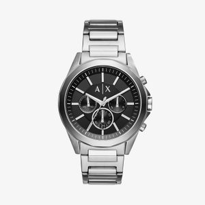 Relógio Armani Exchange Cronógrafo Masculino em Aço Prateado