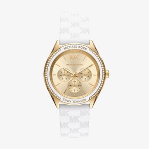 Relógio Michael Kors Feminino em Silicone Branco MK7267/2DN