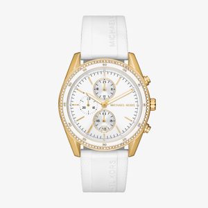 Relógio Michael Kors Feminino em Silicone Branco MK7484/2DN