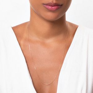 Corrente Malha Cartier em Ouro Rosé 18k - 60 cm
