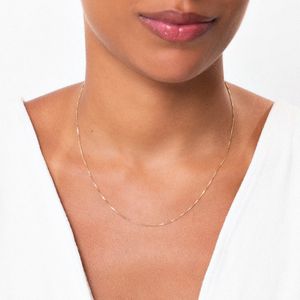 Corrente Malha Veneziana em Ouro Amarelo 18k - 45 cm