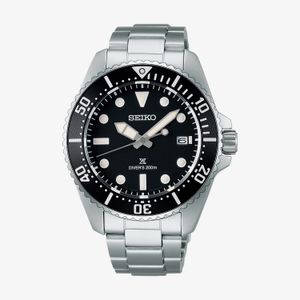 Relógio Seiko Solar Diver com Lente de Safira SNE597P1