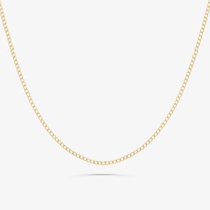 Corrente Malha Groumet  em Ouro Amarelo 18k - 40cm