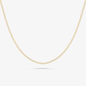 Corrente Malha Groumet  em Ouro Amarelo 18k - 70cm