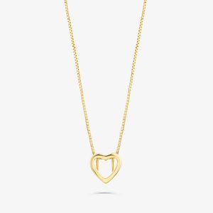 Pingente Coração em Ouro Amarelo 18k