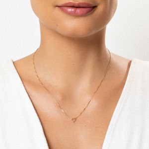 Pingente Coração em Ouro Amarelo 18k