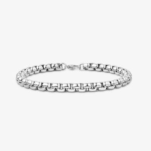 Pulseira Masculina Corrente em Aço - 22 cm