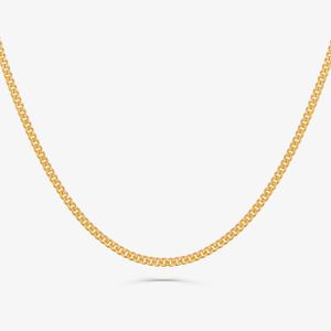 Corrente Malha Groumet em Ouro Amarelo 18k - 60cm