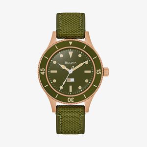 Relógio Bulova Automático em Nylon Cordura e Borracha 98A324N