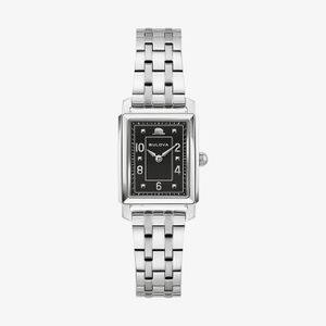 Relógio Bulova Frank Sinatra Retangular Feminino em Aço 96L341N