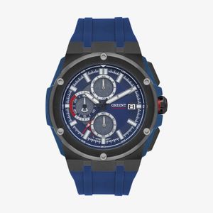 Relógio Orient Solartech Crono Masculino Em Silicone MTSPC014