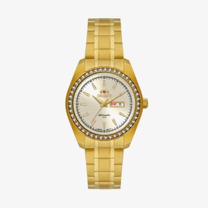 Relógio Orient Automático Feminino Em Aço NH6GG003