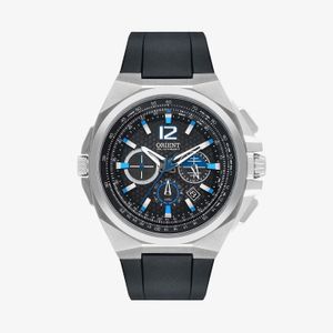 Relógio Orient Flytech Crono Solar Masculino Em Silicone MBTPC007