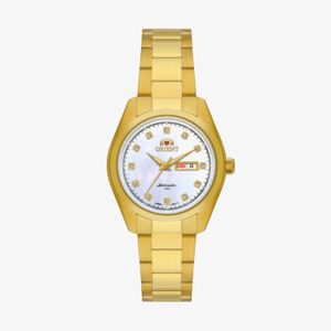 Relógio Orient Automático Feminino Em Aço NH6GG002