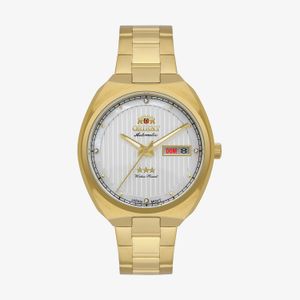 Relógio Orient Automático Feminino 3 Estrelas Em Aço F49GG028L