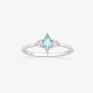 Anel Cravejado em Prata 925