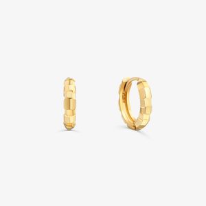 Brinco Argola em Ouro Branco 18k - 8,3 mm